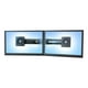 Ergotron - kit de Montage (Poignée, Double Moniteur) - pour 2 Écrans LCD - Noir - Taille de l'Écran: 17"-24" - pour P/N: 45-353-026 – image 1 sur 8