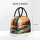 thumbnail image 2 of Balery Serene Ocean Sunset Bolsa de Almuerzo para Mujeres, Caja de Almuerzo, Bolsa de Almuerzo Pequeña Impermeable, Tote de Almuerzo Reutilizable con Gran Capacidad, 2 of 6