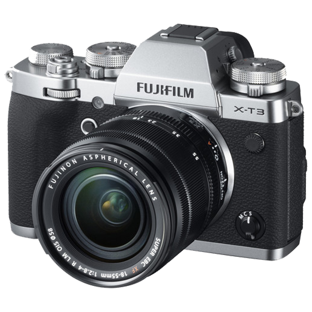 Fujifilm X-T3 26.1MP Mirrorless Digital Camera with XF 18-55mm Lens Kit (Silver) - image 2 of 9
