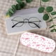thumbnail image 5 of Estuche rígido de cuero para gafas, estuche para gafas de sol, estuche portátil para guardar gafas de viaje, funda protectora tipo concha, paño de limpieza, 5 of 9