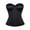 Black #1, variant on Satin Corset Tops for Women Strapless Bustier Neckline Boned Bodice Lingerie Party Clubwear Pink M