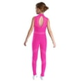 thumbnail image 2 of TTAO Kids Girls Gymnastics Dance Outfits Tank Ballet Unitard One Piece Bodysuit Competition Dancewear Hot Pink 8, 2 of 5