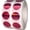 Rubine Red, variant on Rubine Red Holographic Circle Dot Stickers, 0.5 Inch Round, 1000 Labels on a Roll