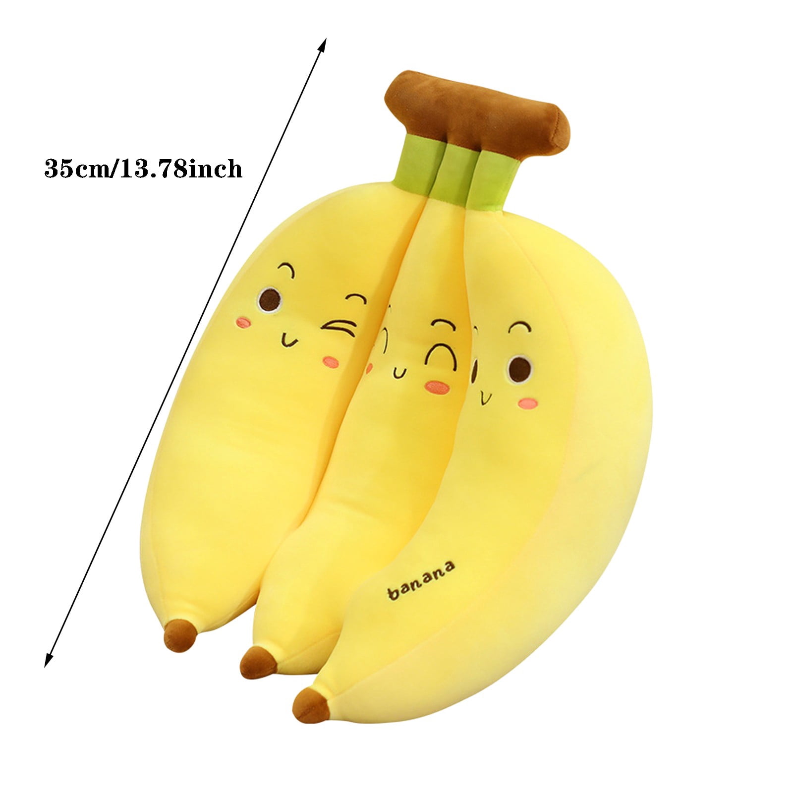 Peluche Ananas Mignon - Coussin Doux En Forme De Fruit - Taille 35 Cm (ananas) Ou 40 Cm (arc-en-ciel) - Cadeau Pour Enfants, Adultes