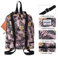 thumbnail image 5 of HAWEE Dry Wet Drawstring Backpack with Shoe Compartment for Women Waterproof Yoga String Bag Outdoor Sports Rucksack for Gym/ Beach/ Swim Pool, Yellow Flower, 5 of 7