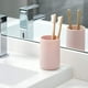 thumbnail image 2 of iDesign Cade Holder, Holds Normal Toothbrushes, Spin Brushes, and Toothpaste, Blush SHIRET Hogar, 2 of 2