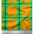 thumbnail image 1 of Soimoi Crepe Silk Fabric Check Check Printed Fabric 1 Yard 42 Inch Wide, 1 of 5