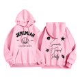 thumbnail image 1 of MHFRRA Sudaderas con Capucha y Sudaderas para Hombre, Sudaderas con Estampado de Doble Cara para Exteriores, Ropa Informal, Corte Holgado, Lavables A Máquina para Otoño E Invierno Rosa, 1 of 2