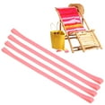 thumbnail image 1 of Uxcell 4-Pack Bandas para Toallas para Sillas de Playa, Clips de Toalla Reutilizables [Rosa], 1 of 7