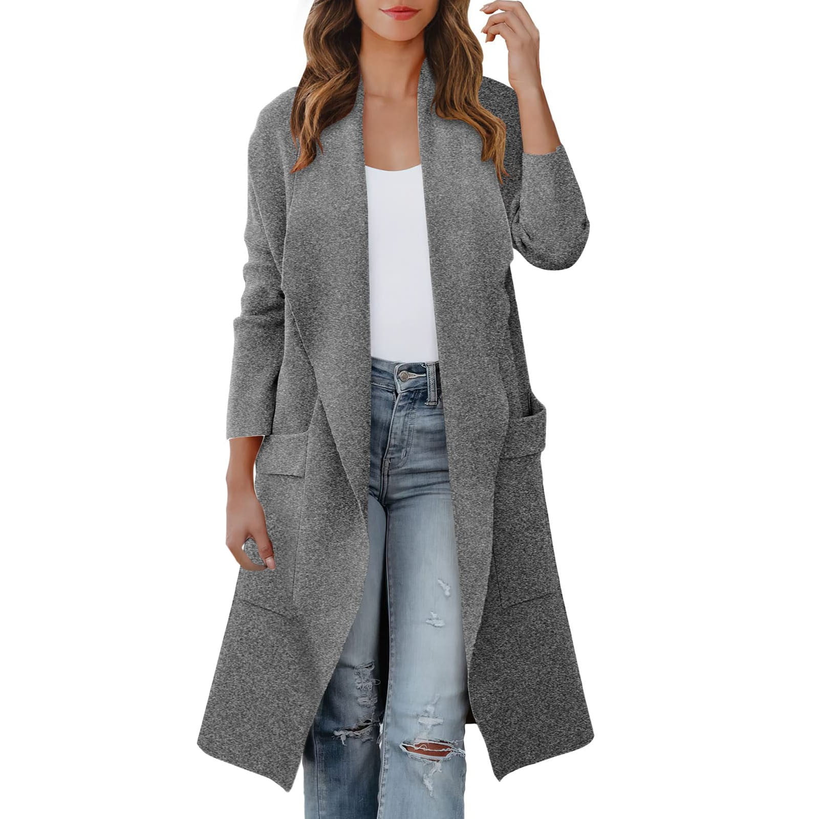 Manxivoo Cardigan Sweaters for Women Women's Casual Long Sleeve