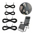 thumbnail image 2 of Ensemble de Chaises Pliables 8 Pcs avec Sangles Élastiques, compatible avec Chaise Longue [JUN], 2 of 4