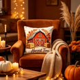 thumbnail image 6 of Fall Harvest Buffalo Plaid Throw Pillow Cover,18 Inch Autumn Pumpkin Sunflower Farmhouse Decor Cushion Case,Square Seasonal Pillow Slipcover for Sofa Porch Indoor Thanksgiving Home Decoration, 6 of 6