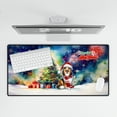 thumbnail image 4 of Merry Christmas and Happy New Year Santa Collie Holiday Xmas Winter Desk Mat Full Keyboard Mouse Pad Collie Dog Lover Gifts Idea Large Mousepad - 00024, 4 of 5
