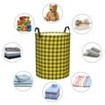 thumbnail image 7 of Cauagu Yellow Checkered Plaid for Laundry Basket,Collapsible Organizer Basket for Storage Bin Toy Bins Gift Baskets Bedroom Clothes Children Nursery Hamper -Medium, 7 of 7