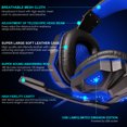 thumbnail image 2 of KKSQ Wired Gaming Headset for PC Smart Phone,Laptops,Tablet,3.5mm Headphones,with Microphone Noise Canceling,Black, 2 of 9