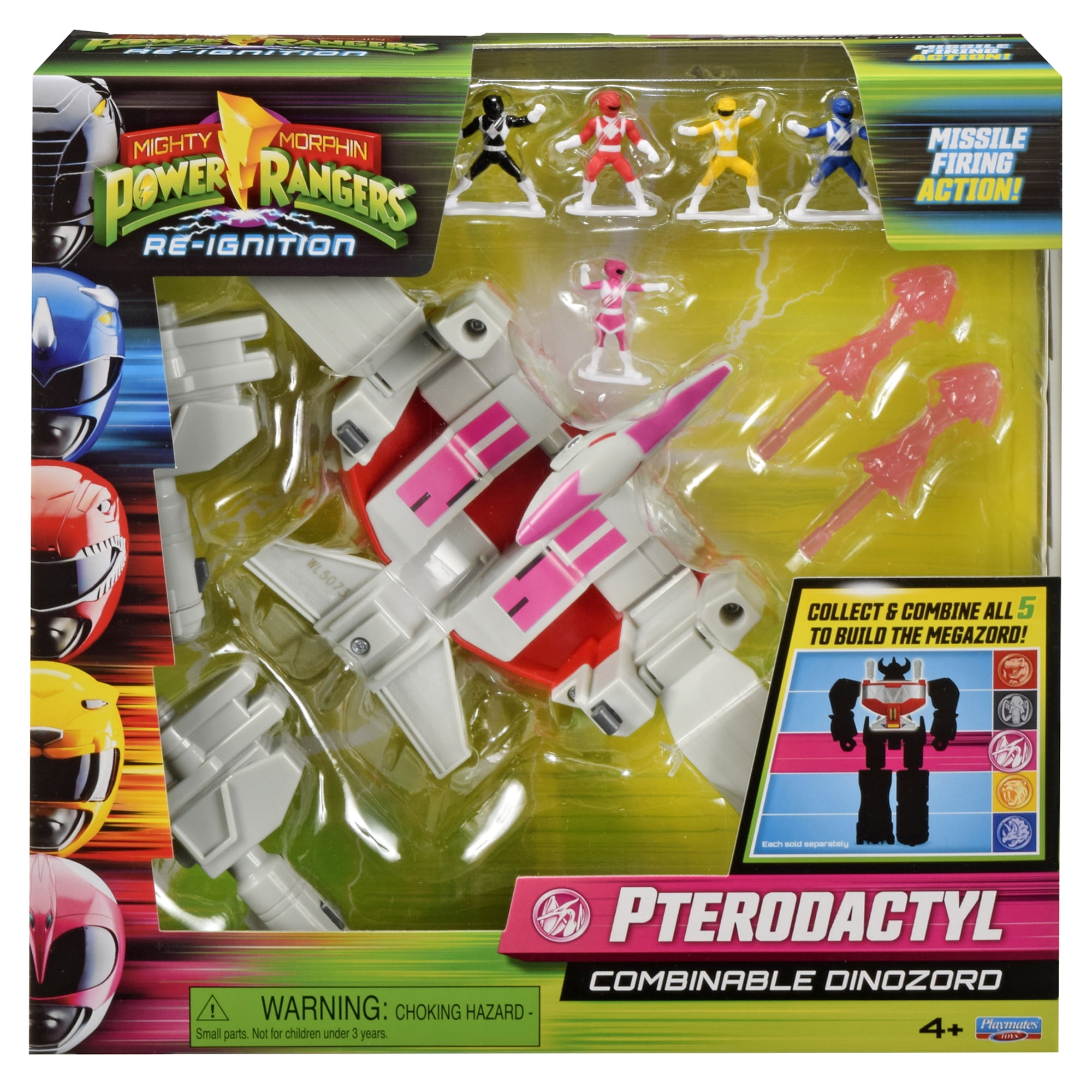 Mighty Morphin Power Rangers: Re-Ignition - Pterodactyl Combinable Dinozord for kids 4+ y Playmates Toys