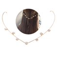 thumbnail image 3 of Femmes Bandeau Mode Strass Fleur Perle Mariage Coiffe Cheveux Bijoux, 3 of 10
