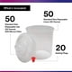 thumbnail image 2 of Kit de tapas y revestimientos para pistolas de pintura 3M PPS 16000 650 ml, 2 of 6