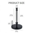 thumbnail image 3 of Paper Towel Holder Countertop, Paper Towel Stand with Ratchet System for Kitchen Bathroom Black, 3 of 6