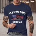 thumbnail image 2 of Linfrsh 250 Anniversary Usa Shirts 250th Anniversary Shirt Vintage American Flag Independence Day 250 Anniversary Shirt(Navy,XL), 2 of 5