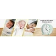 thumbnail image 2 of Analog Alarm Clock 4.5 inch Super Silent Non Ticking Small Clock with Night Light  Battery Operated Simply Designfor Bedroon Bedside Desk, 2 of 6