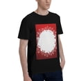 thumbnail image 2 of Bingfone Winter Christmas Snowflake Men'S Loose Fit Short-Sleeve Pocket T-Shirt, 2 of 7