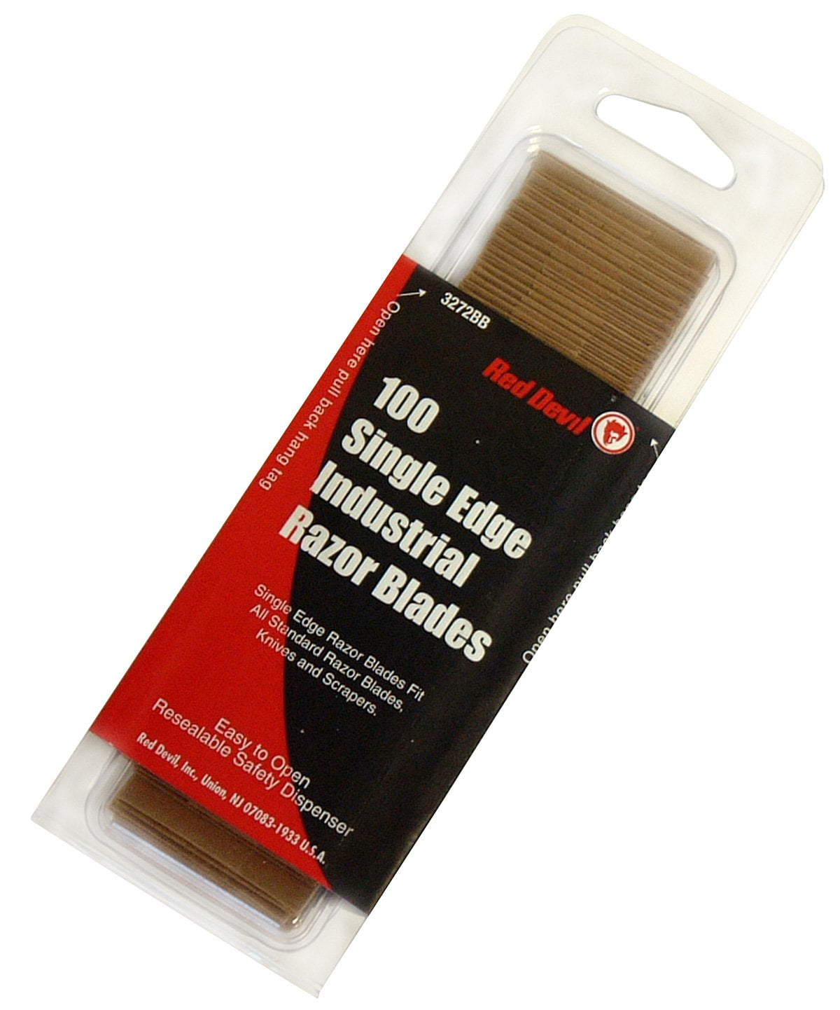 3272 SingleEdge Razor Blades (Box of 100), Fits all standard scrapers