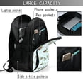 thumbnail image 4 of Fotbe Duck Animals Farm Mochila con Estampado y Puerto USB para Hombre y Mujer, Mochila Antirrobo, Mochila de Viaje, Mochila Escolar, Mochila Universitaria, 4 of 7