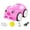 Pink, variant on Smart Gesture Sensor Mini Bus, Automated Line Tracking Vehicle with Obstacle Avoidance, Infrared Gesture Following Desktop Car
