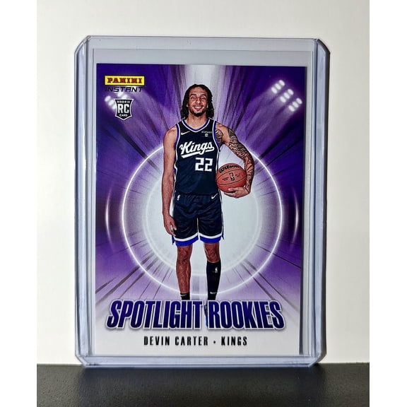 Devin Carter Rookie 2024-25 Panini Spotlight Rookies NBA #13 Kings 1 of 170