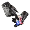 thumbnail image 4 of Guantes YAMEIZE para hombre, piel táctil, cálidos, color negro, 4 of 7