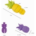 thumbnail image 2 of Juego de 7 marcadores de copa de vino de silicona de piña reutilizables para copas de vino con marcadores de copa de vino multicolor para fiesta, familia, cena, bar, mesa Xemadio YQ-1400, 2 of 7