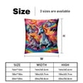 thumbnail image 5 of Robot Unicorn Attack Decorative Bed Pillow Covers Throw Pillows Set with Unique Patterns for all Occasions - 16x16, 18x18, 20x20 inches - 2 Pack Pillow Inserts Included, 5 of 6