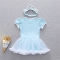 thumbnail image 3 of ATAIKU 3M-18M Infant Baby Girls Princess Dress Up Romper Onesie Tutu Dress Bodysuit with Headband Birthday Halloween Christmas Party Dresses, 3 of 12
