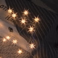 thumbnail image 1 of Atmósfera de cadena de lámpara de cortina de estrellas LED para adorno de fiesta temática (A) Wdftyju Para estrenar, 1 of 3