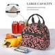 thumbnail image 5 of Balery Trendy Floral Bolsa de Almuerzo Impresa, Caja de Almuerzo Reutilizable, Bolsa Térmica Aislada para Almuerzo, Bolsa Antiderrames, 5 of 7