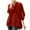 Red, variant on Lenpel Velvet Tops for Women Long Sleeve Mock Neck High Low Hem Pleated Button down Shirts Velour Tunic Tops Dressy Casual Blouses(Gold,X-Large)