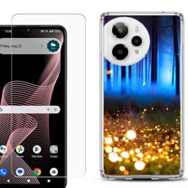 Phone Case for ATT Verge 2 5G, with Screen Protector, by OneToughShield - Fireflies