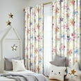 thumbnail image 5 of Blackout Kids Curtains,Pioneer Flower Floral Print Pattern Childrens Insulated Curtains Set Of 2,Bedroom Essentials,Toddler Room Decor 52"x84", 5 of 5