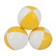thumbnail image 2 of 3 pelotas de malabarismo con bolsa de almacenamiento, pelota suave para lanzar con las manos, juguetes para hacer malabarismos. Amarillo blanco, 2 of 9