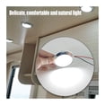 thumbnail image 3 of 1Pcs 12V/24V LED Touch Lamp RV Ultra-thin Round Dome Light Ceiling Lamp Reading Light For Caravan Boat Yacht Camping Car ,Variety of Features, 3 of 7