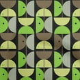 thumbnail image 1 of oneOone Cotton Poplin Green Fabric Geometric Circle Sewing Material Print Fabric By The Yard 42 Inch Wide, 1 of 4