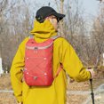 thumbnail image 5 of 12L Mountaineering Backpack Waterproof Ultralight Storage Knapsack Foldable Lightweight Zippers Rucksack Travel Trip Bag (Pink), 5 of 12
