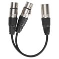 thumbnail image 2 of Audio Balanced XLR Cord, 3 Pin Audio Balanced Cable Stereo  For Audio Adapter, 2 of 8
