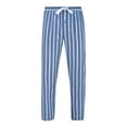 thumbnail image 3 of Hanes Men's and Big Men's Short Sleeve Knit Sleep Top with Woven Pajama Pants, 3 of 3