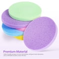 thumbnail image 4 of 120 pcs esponjas faciales comprimidas con esponjas de limpieza de la cara esponjas de la cara para mujeres y niñas, 4 of 7