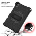 thumbnail image 6 of Galaxy Tab A 8.4" Case SM-T307 T307U, Allytech Silicone EVA Adjustable Shoulder Strap Hand Strap Kickstand Heavy Duty Protection Rugged Shockproof Case Cover for Samsung Galaxy Tab A 8.4",Black, 6 of 6
