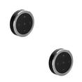 thumbnail image 2 of Sidaley Mando a distancia inalámbrico Bluetooth para volante de coche, botón multimedia, controlador de teléfono móvil plata 2piezas, 2 of 6
