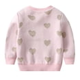 thumbnail image 4 of Toddler Girls Cardigan Long Sleeve Kids Button Sweater Knit Tops for Little Girls 1-7 Years, 4 of 10