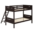 thumbnail image 4 of Littleton Wood Twin Over Twin Bunk Bed Espresso, 4 of 7